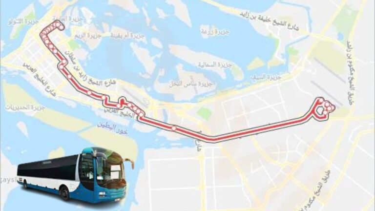 Ibn Battuta To Abu Dhabi Airport Bus Timings E Bus Route And Fare