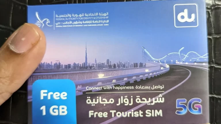 How to Activate Du Tourist SIM Card