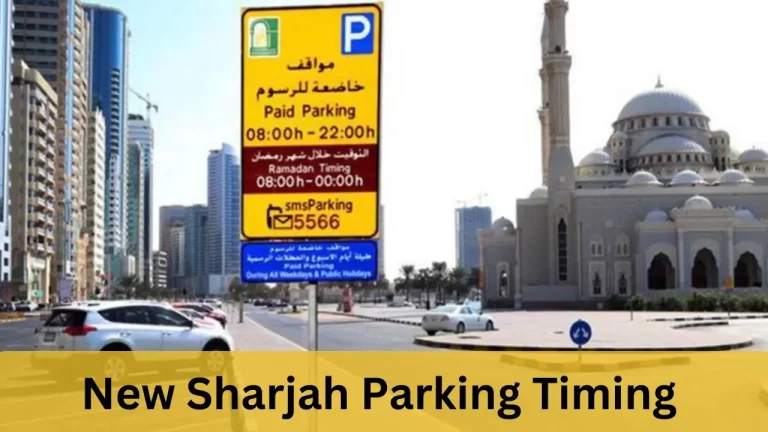 Sharjah Parking Timing