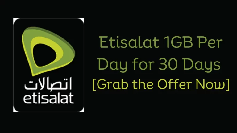 Etisalat 1GB Per Day for 30 Days