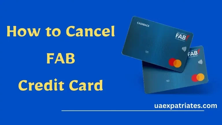 How to Cancel FAB Credit Card