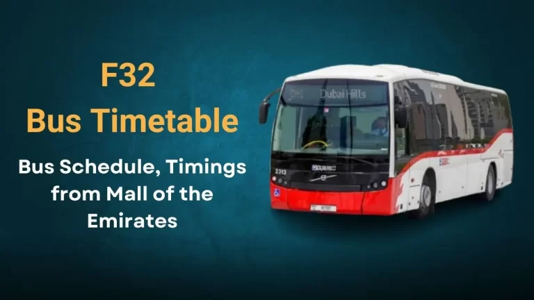 F32 Bus Timetable